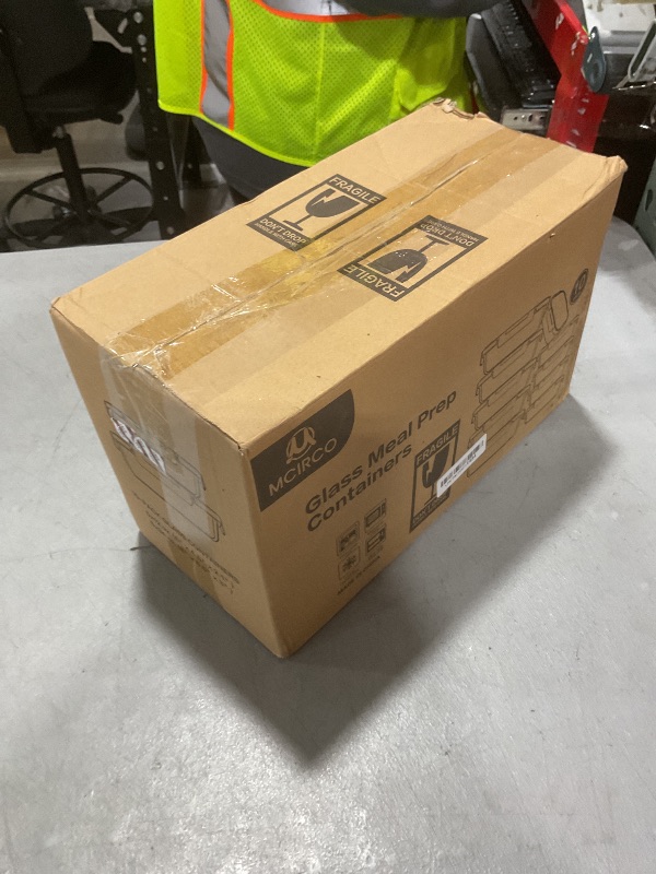 Photo 1 of [10-Pack] Glass Meal Prep Containers with Lids, MCIRCO Food Storage Containers with Snap Locking Lids, Airtight Lunch Containers, Microwave, Oven, Freezer and Dishwasher