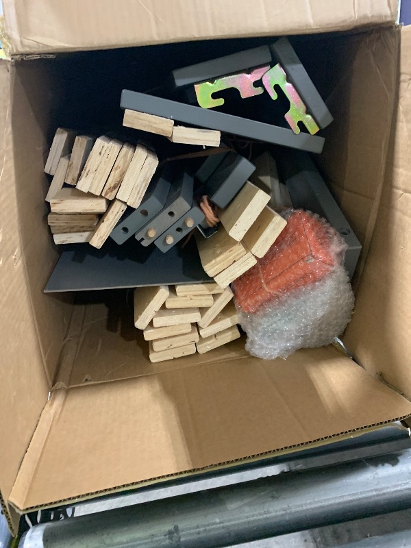 Photo 3 of SELLING FOR PARTS ONLY -----------------MAJOR DAMAGE------AFI, Warren Queen Platform Bed with Matching Footboard & Twin XL Trundle, Grey