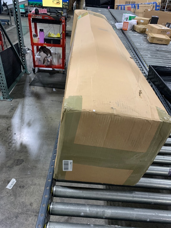 Photo 1 of SELLING FOR PARTS ONLY -----------------MAJOR DAMAGE------AFI, Warren Queen Platform Bed with Matching Footboard & Twin XL Trundle, Grey