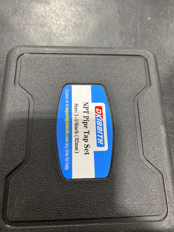 Photo 1 of 1-1/4"-11-1/2 NPT Pipe Tap, 1-1/4"-11-1/2 NPT Tap Carbon Steel Hand Threading Plumbing Tap for Accurate Threads, Assorted Plumbers Mechanics DIY Thread cutting tools.