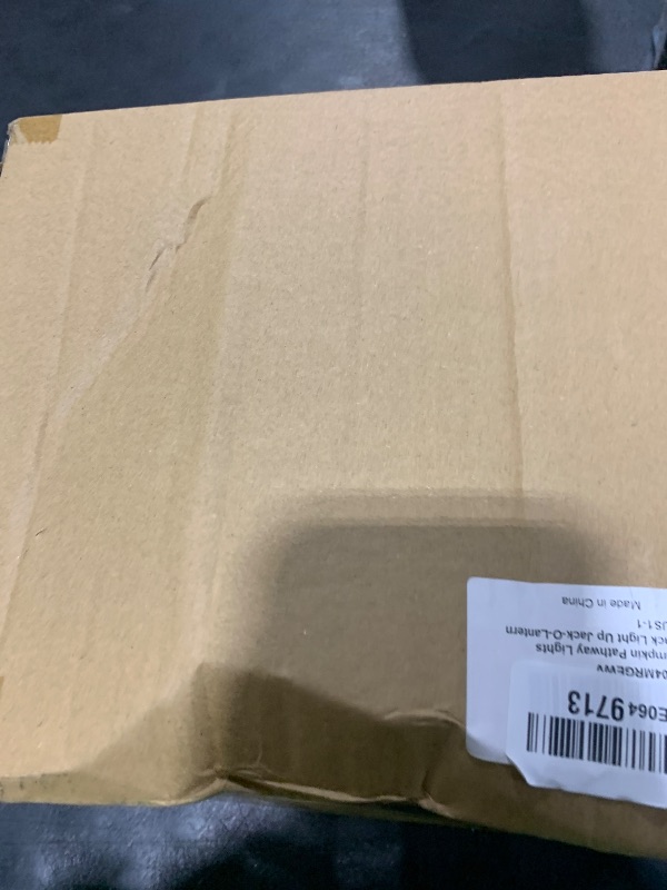 Photo 1 of [Timer & 4 Pack] Halloween Decorations Outdoor Pumpkin Pathway Light Garden Stake Lights, Waterproof Halloween Lights Battery Operated for Outside Home Patio Yard Pathway Grave Lawn Porch Party Decor