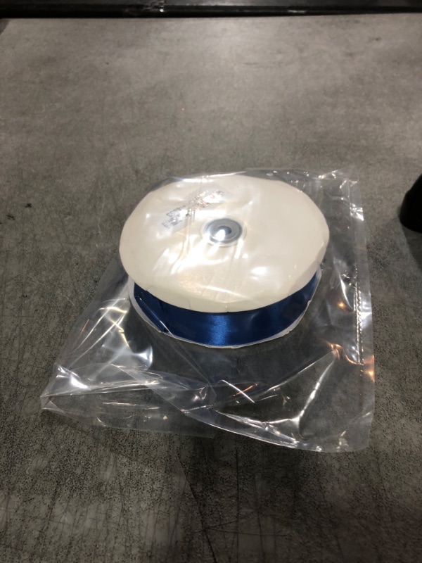 Photo 1 of 1-1/2" Wide x 100 Yards Single Faced Polyester Royal Blue Satin Ribbon, Perfect for Wedding, Gift Wrapping, Bow Making & Other Projects (Royal Blue)