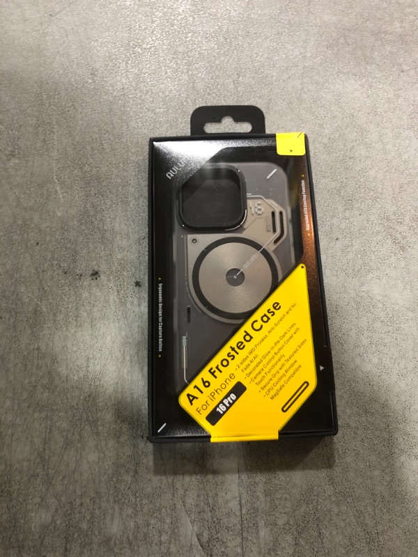 Photo 1 of ****STOCK PHOTO SIMILAR TO ITEM****
Aulumu A16 for iPhone 16 Pro Magnetic Thermal Case | Updated Camera Control | IMD Technology | Compatible with Magsafe | Complete Wrap-Around | Touch Translucent Gray