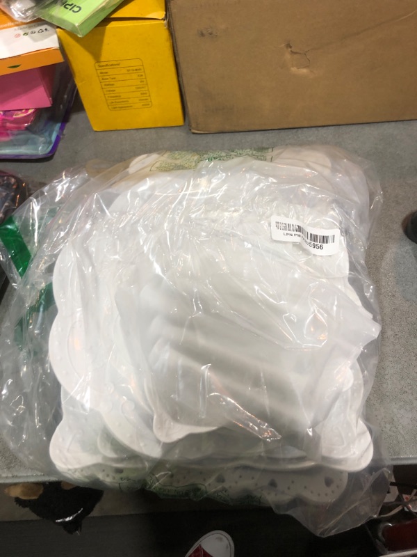 Photo 1 of 10 Pcs Cake Stand White Plastic Dessert Table Display Set 4 Pcs 3 Tired Cupcake Stand Cookie Tray Rack Serving Tray Cake Display Tower and 6 Pcs Dessert Trays for Wedding Baby Shower Tea Party (White)