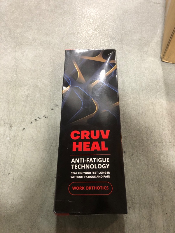 Photo 1 of (New) Work Orthotic Insoles - Anti Fatigue Medium Arch Support Shoe Insert Men Women - for Plantar Fasciitis Flat Feet Leg - Relieve Foot Pain - Work Boot Insoles Standing All Day (L, Blue Lines)