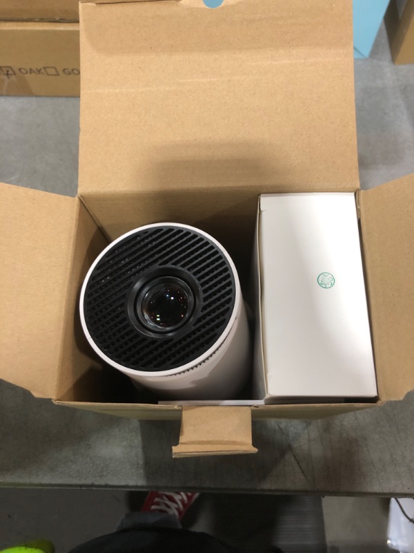 Photo 1 of [Built-in Apps & 2025 Upgraded] Mini Projector with WiFi 6 and Bluetooth 5.4 Support 4K 1080P Auto Keystone 180° Rotatable Projector Portable Compatibile with HDMI/TV Stick/Memory Stick/Laptop, White