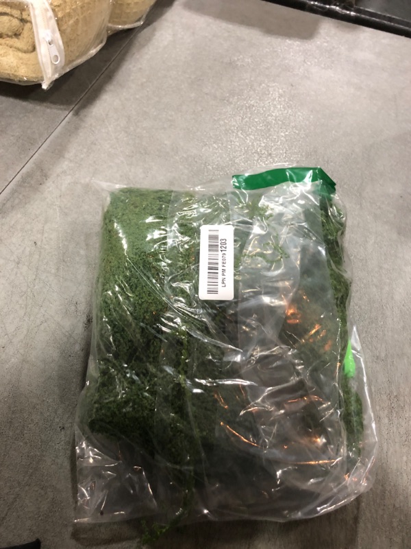 Photo 1 of 5.3OZ Fake Green Moss – Ultra-Realistic Artificial Preserved Moss. Perfect for crafts, DIY decor, potted mulching, fairy gardens, weddings & table centerpieces. Lifelike, no maintenance. (DARK GREEN)