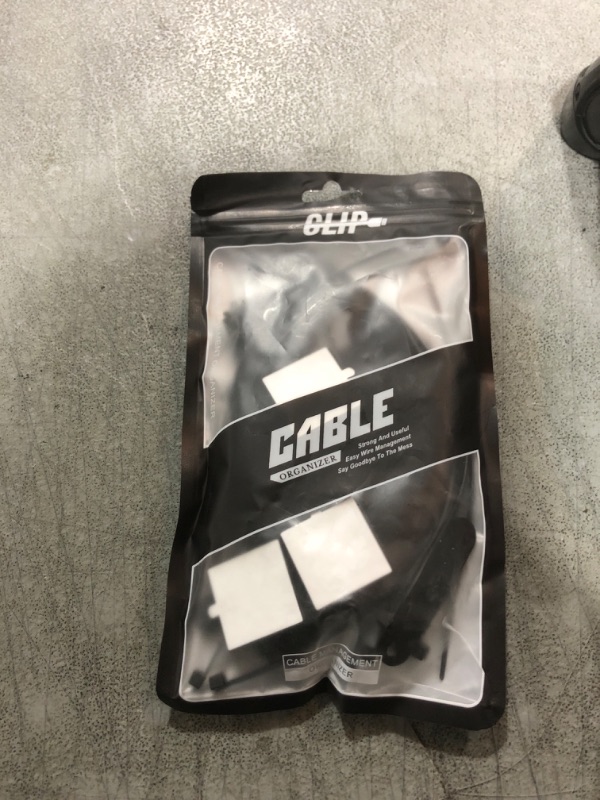 Photo 1 of 10-Pack Adjustable Cable Clips,Viaky Cable Management,Under Desk with Adhesive Mounts Cable Ties,Multi-Purpose Cable Tidy Clips,Cord Holders for Hanging Desk Car Wall