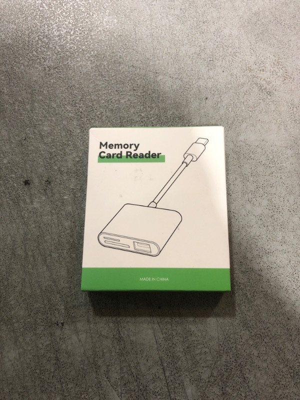 Photo 1 of AkHolz SD Card Reader for iPhone iPad Built-in Lightening & USB-C Dual Connectors Card Adapter with SD MicroSD USB-A 3 Slots Trail Camera Memory Card Viewer, Portable No App Required Plug and Play