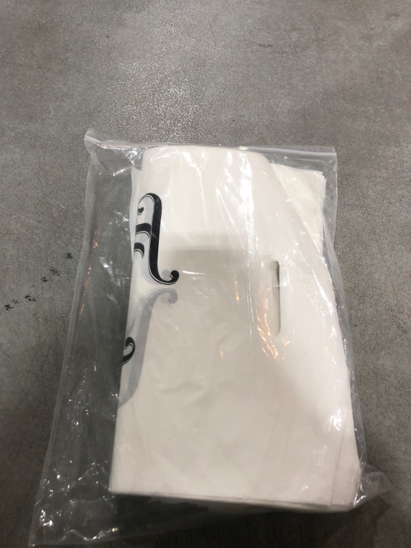 Photo 1 of 100 Pcs White 12x15" Thank You Bags, Shopping Bags for Goodie, Boutique, Retail, Party Gifts, Clothes, Reusable Plastic Bag with handles (White)