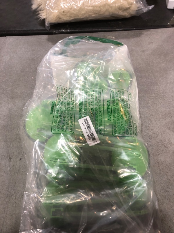 Photo 1 of 12 Pack Baggy Rack Stand Adjustable Freezer Bag Holder Stand Ziplock Bag Holder for Filling With No Food Spills or Kitchen Mess (Green)