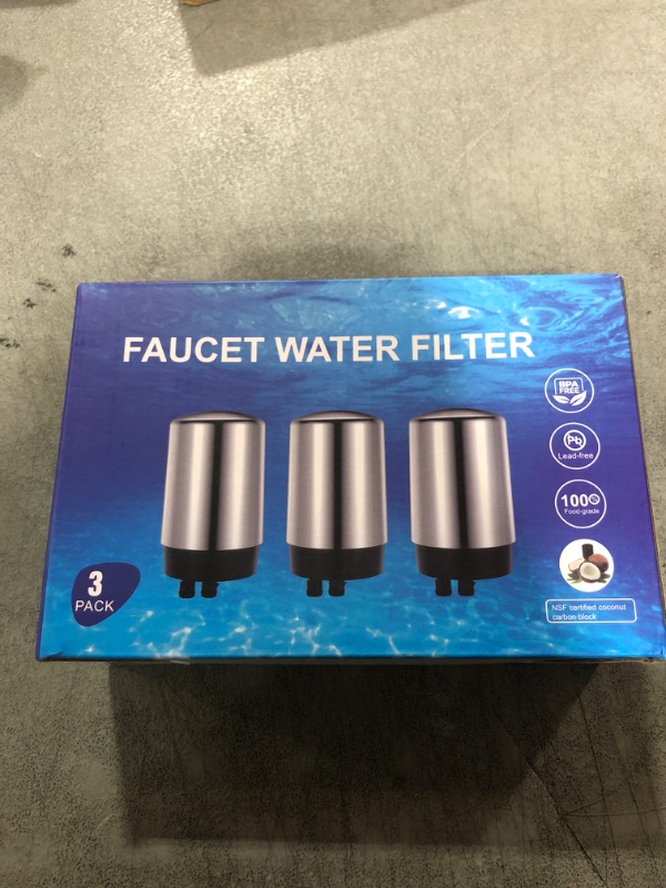 Photo 1 of 3 Pack Faucets Filters Cartridge(FR-200,FF-100)?Replacement for Brita® Faucet Filter,Water Filter Compatible with Brita® Faucet Filtration Systems- Chrome