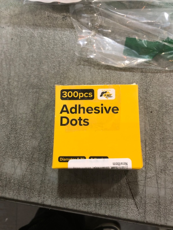 Photo 1 of 300 Clear Removable Double-Sided Adhesive Dots – Acrylic, Transparent, 0.3" Diameter, No Mess, Photo Safe, Sticky Dots, Double Sided Balloon Tape, Balloon Sticky Dots for Craft, Decorations