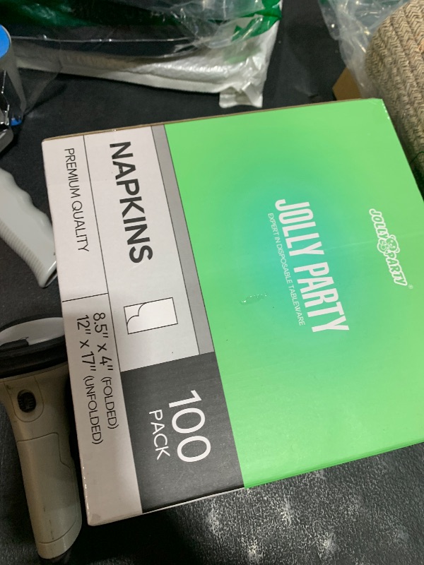 Photo 1 of 100PACK Disposable Hand Towels for Bathroom, Soft and Absorbent Paper Guest Towels Disposable Decorative Bathroom Hand Napkins for Kitchen, Parties, Weddings, Dinners