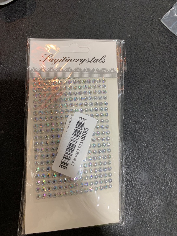 Photo 1 of 1799pcs Gem Jewel Stickers - Self Adhesive Rhinestone Stickers, Stick on Gems for Crafts, Acrylic Bling Round Rhinestones, Craft Supplies for Kids 4Sheets 4Sizes WhiteAB