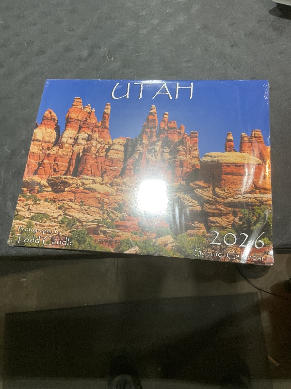 Photo 1 of "Utah" 2026 deluxe wall calendar by Todd Caudle