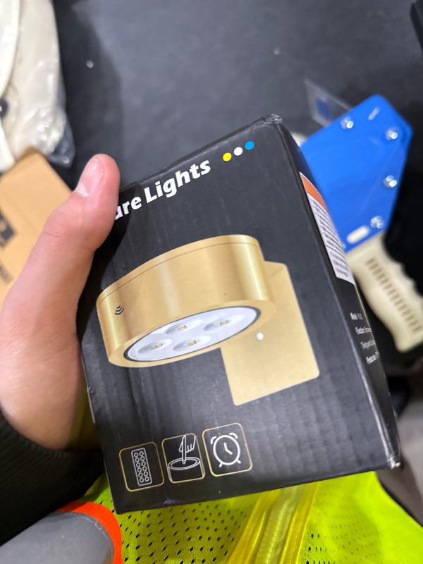 Photo 1 of 2-Pack Picture Lights for Wall, 13 RGB Color Changing Led Art Display Light with Rechargeable Battery Operated, Magnetic Painting Light with Remote Control, Wireless Home Wall Decorative Lighting