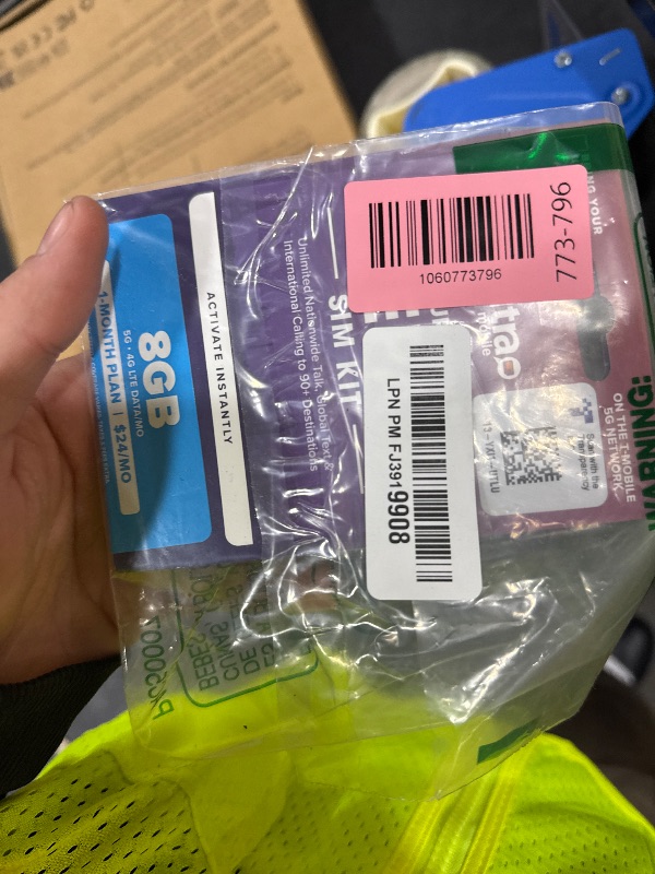Photo 1 of $24/mo. Ultra Mobile Prepaid Phone Plan with Unlimited Talk, Text, & 8GB of 5G • 4G LTE Data for 1 Month (3-in-1 SIM Card Kit)