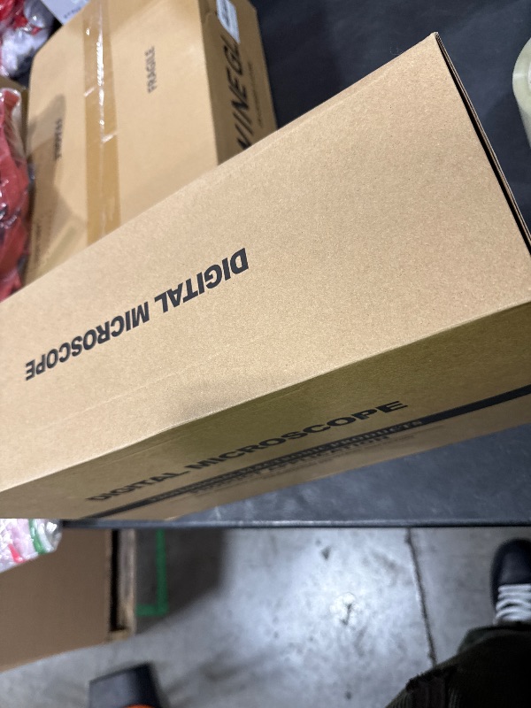 Photo 1 of FOR PARTS, NON FUNCTIONING*************** Andonstar AD249S-M Plus 10.1'' HDMI Soldering Digital Microscope for Electronics Repair, 2000x 3 Lens 2160P UHD Video Record, Soldering Microscope Station with Helping Hands, Slides, 32GB Card