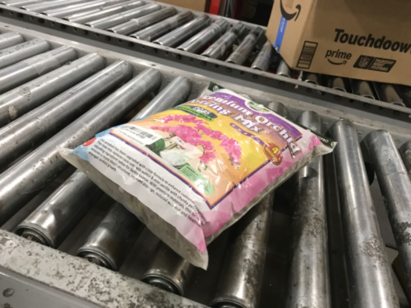 Photo 1 of [Upgraded] DUSPRO Orchid Potting Mix for Repotting with Forest Moss, Pine Bark, Perlite & Pumice, Orchid Bark Potting Mix,Orchid Repotting Soil, Drainage Indoor Potting, Orchid Pot Not Included, 4 QT