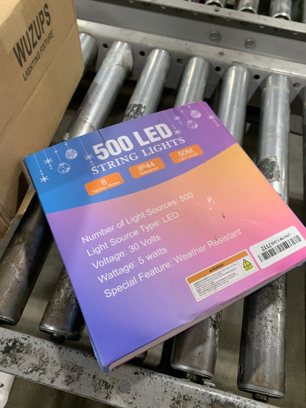 Photo 1 of 164 FT 500 LED Christmas String Lights, Waterproof RGB String Lights with Remote Control& Timer Function, 24 Colors Changing Fairy Lights for Indoor Outdoor Room Wall Christmas Tree Party Decoration