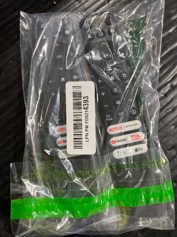 Photo 1 of (Pack of 2) Replacement-for-TCL-Google-TV-Remote-Control, Universal Remote for TCL Smart UHD HDR LED QD Mini LED QLED 4K Google TVs(Not for Roku TVs)