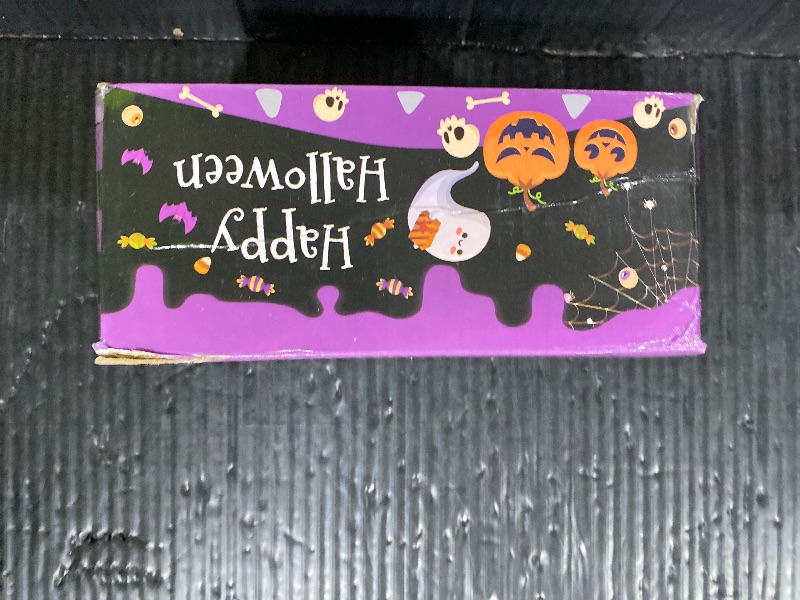 Photo 1 of 100 PCS Halloween Party Favors for Kids, Halloween Glow in the Dark Toys Rotating LED Necklaces Flash Rings Finger Lights Goodie Bag Fillers for Halloween Party Classroom Prizes Trick or Treats Gifts