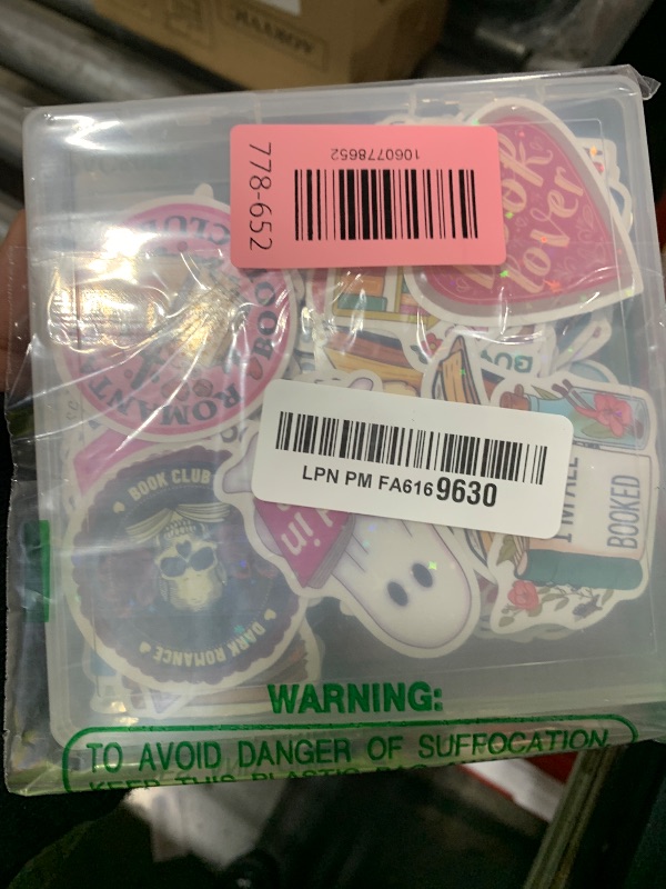 Photo 1 of 100PCS Book Stickers for Kindle Ghost Bookish Stickers Reading Book Lover Stickers for Kids Booktok Sticker Pack for Adult