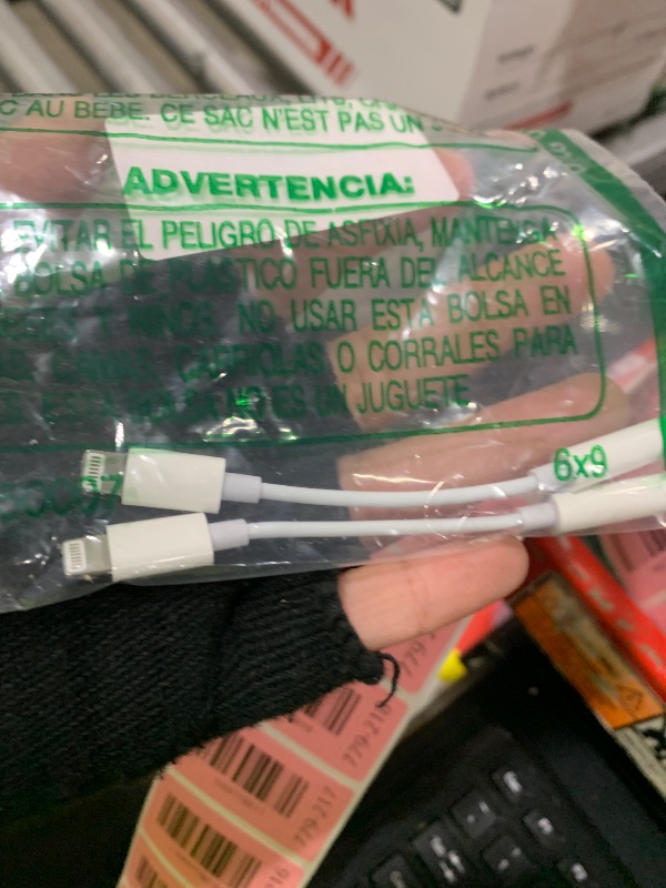 Photo 1 of [Apple MFi Certified] 2 Pack Lightning to 3.5 mm Headphone Jack Adapter, iPhone Aux Adapter Converter Dongle Audio Cable Compatible with iPhone 14 13 12 11 X XS 8 7