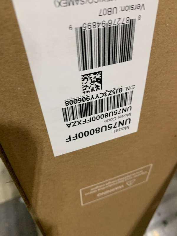 Photo 1 of Samsung 75-Inch Class Crystal UHD U8000F 4K Smart TV (2025 Model) Endless Free Content, Crystal Processor 4K, MetalStream Design, Knox Security, Alexa Built-in