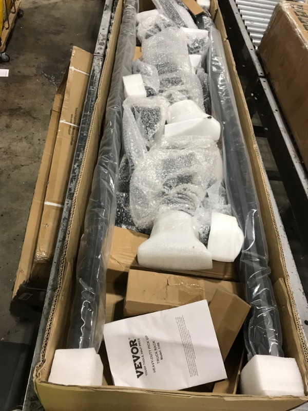 Photo 1 of
VEVOR Truck Ladder Rack, 21-31.5 in Height, Adjustable Non-Drilling Aluminum Cargo Rack with Sidebar, 800 lbs Static Capacity, Ideal for Canoes, Surfboards, Ladders, Lumber, Tents, and Large Cargo