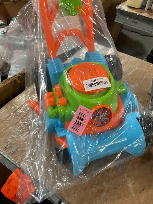Photo 1 of ***PARTIAL SET - PRICE ADJUSTED***
***DAMAGED - SEE NOTES/PICTURES***
SLOOSH Bubble Lawn Mower Toddler Toys - Spill-Proof Bubble Machine Pretend Gardening Play Toy for Age 1 2 3 1-3 Year Old Baby Boys Indoor Outdoor Use, Easter Basket Stuffers Birthday Gi