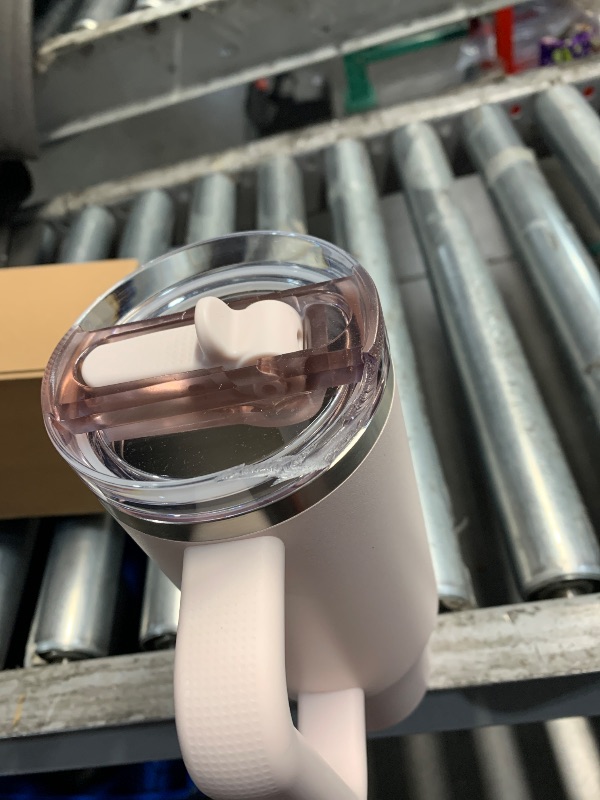 View 3 of ***CRACK IN THE LID***
STANLEY Quencher ProTour Flip Straw Tumbler with Leakproof Lid 30 oz | Built-In Straw and Handle | Cup Holder Compatible for Travel | Insulated Stainless Steel Cup | BPA-Free | Rose Quartz