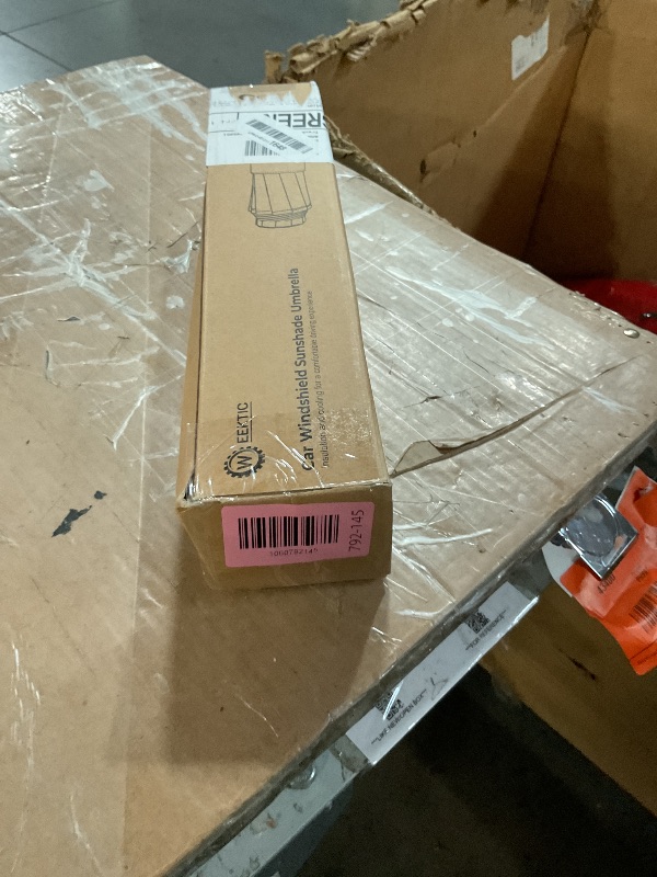 Photo 1 of [2025 Upgrade] Weektic Windshield Sun Shade Umbrella for Car [Ultimate Cooling & Urethane Coated] Car Sun Shade Protect Interior from Sun Rays & Keep Cool Medium (57" L x 31" W)