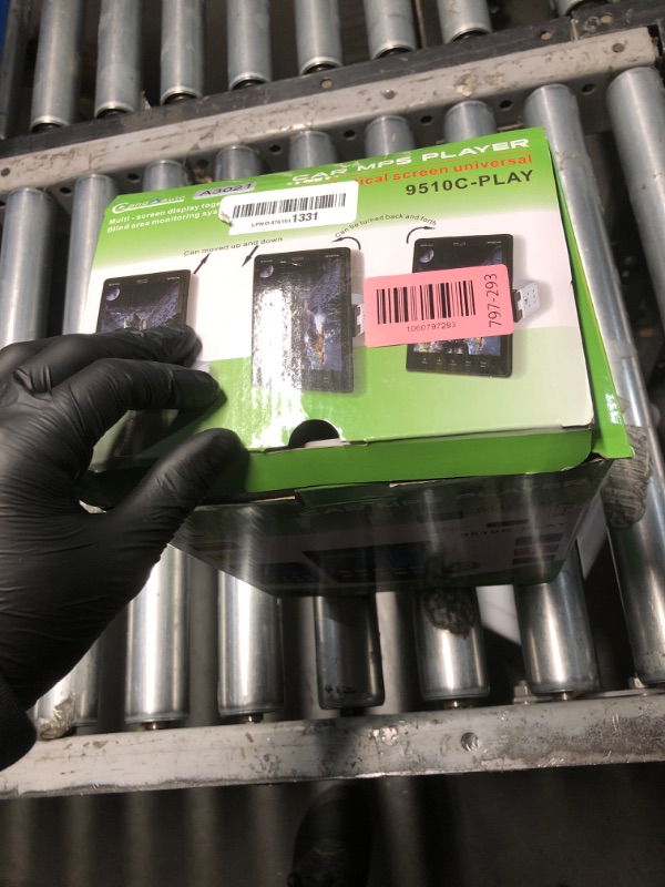 Photo 1 of ***Does not have camera or microphone***9.5 inch CarPlay Single Din Car Stereo with Wired Car Play and Android Auto, Vertical Touch Screen 1 Din Radio with Mirror Link/1080P/EQ Audio/SWC/Bluetooth +Backup Camera