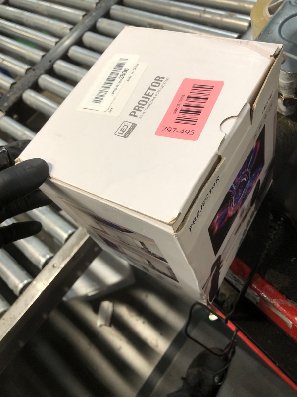 Photo 1 of ?Electric Focus?Mini Projector, Projector 4K 1080P Support, 260 ANSI Lumens Projector with Wifi and Bluetooth, Upgrade Smart Proyector, 5w Speaker, Auto Keystone Correction 35"-130" Screen HY300 Plus