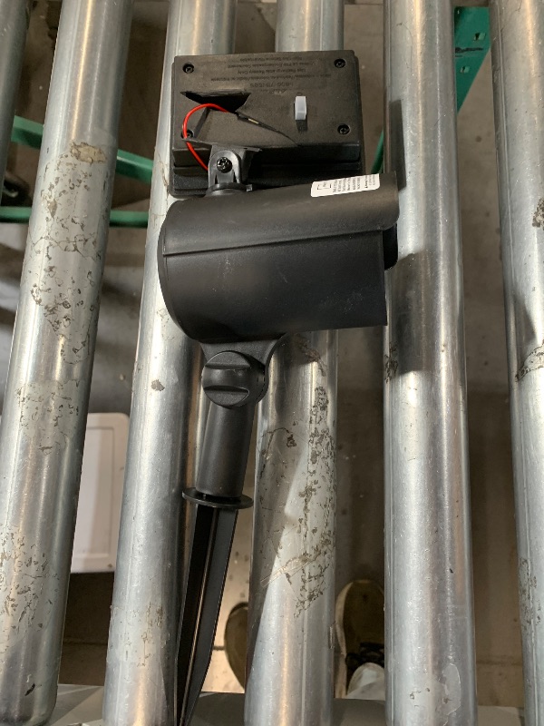 Photo 1 of ***DAMAGED - SEE NOTES/PICTURES***
Mainstays Solar Powered Black LED Landscape Spot Light 60 Lumens