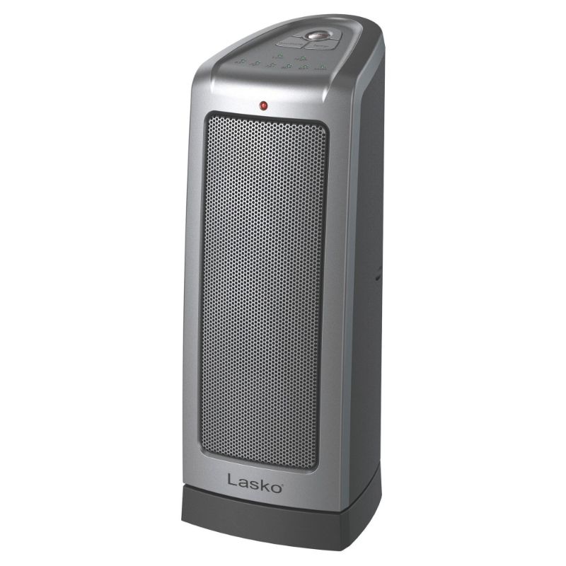 Photo 1 of ***DAMAGED - SEE NOTES/PICTURES***
1500-Watt 16 in. Electronic Ceramic Tower Space Heater in Black with Touch Control and Adjustable Thermostat