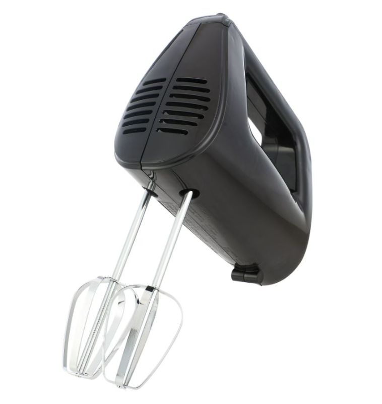 Photo 1 of ***DAMAGED - SEE NOTES/PICTURES***
'Mainstays 5-Speed Corded Hand Mixer Black with 2 Beaters, New