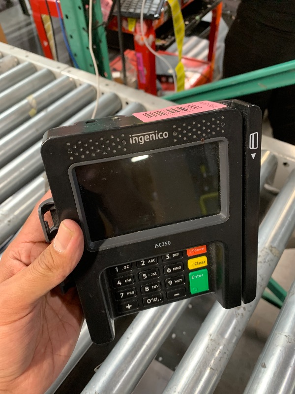 Photo 1 of ***DAMAGED - SEE NOTES/PICTURES***
***MISSING PARTS***
Ingenico iSC Touch 250