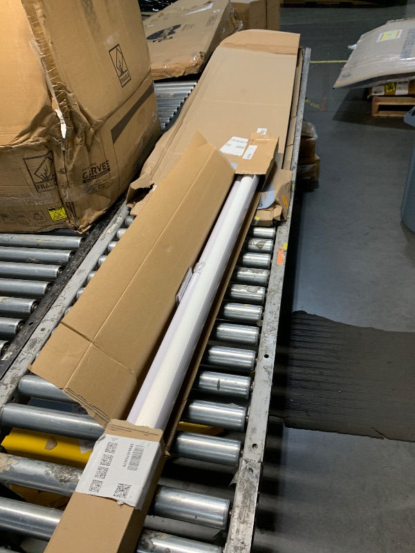 Photo 1 of ***Missing bracket*** TEXTILE Cordless Zebra Blinds for Indoor Windows Free-Stop Zebra Shades Dual Layer Light Filtering Sheer Shades Roller Window Blinds for Home (59" W X 72" H, White)