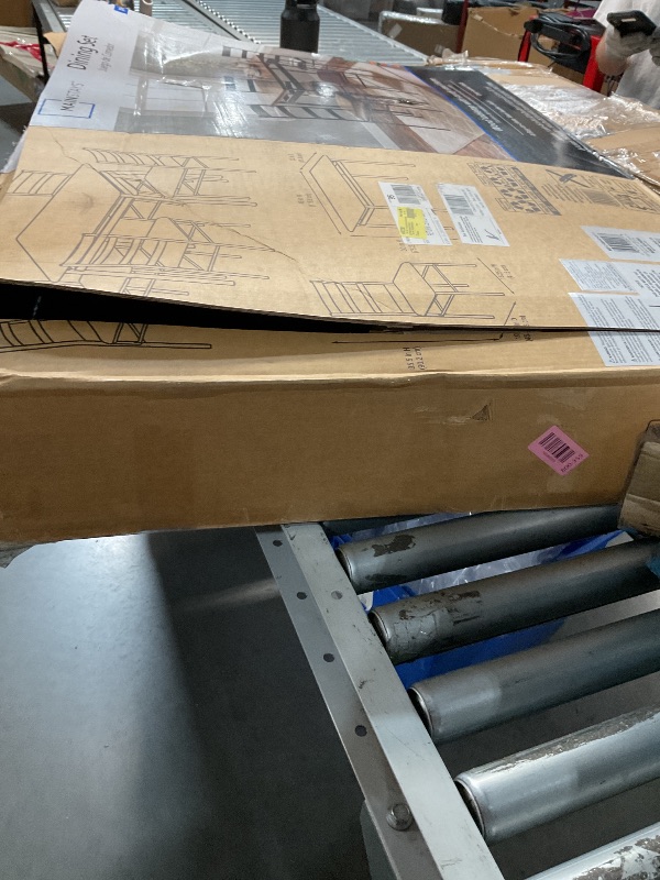 Photo 1 of ***FACTORY SEALED***Starlight Canyon Home Brown 5-Piece Transitional Wood Dining Set for Elegant Dining Spaces