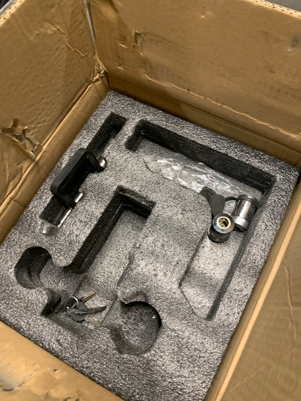 Photo 1 of ***MISSING PARTS***Kohree 6" Adjustable Trailer Hitch Fit 2 Inch Receiver, Dual Solid Ball 2" and 2-5/16"(12,500 LBS GTW), Drop & Rise Heavy Duty Aluminum Tow Hitch with 4 Silencer Pads & 2 Locking Hitch Pin, Black