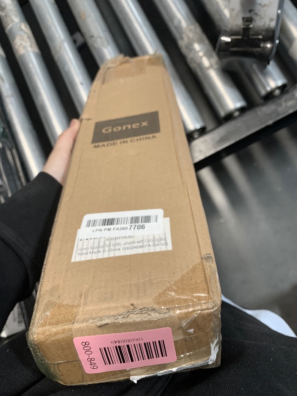Photo 1 of ***MISSING PARTS***
Gonex Baseball Tee Softball Tee Practice Hitting Batting Tripod Stand Rubber Tee Collapsible Portable with Carrying Bag