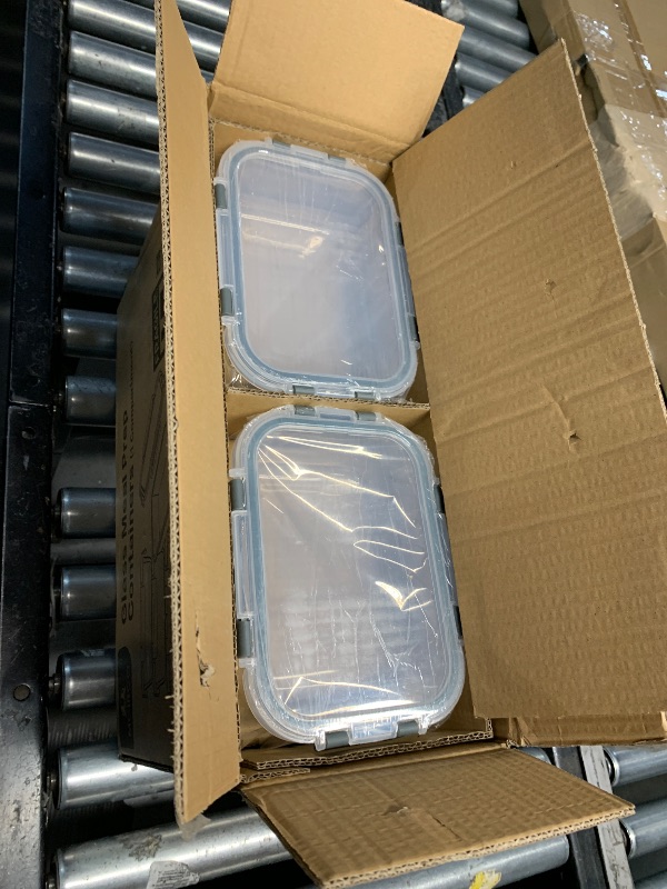 Photo 1 of [8-Pack,30 oz]Glass Meal Prep Containers,Glass Food Storage Containers,Airtight lunch Containers with Lids, Microwave, Oven, Freezer and Dishwasher