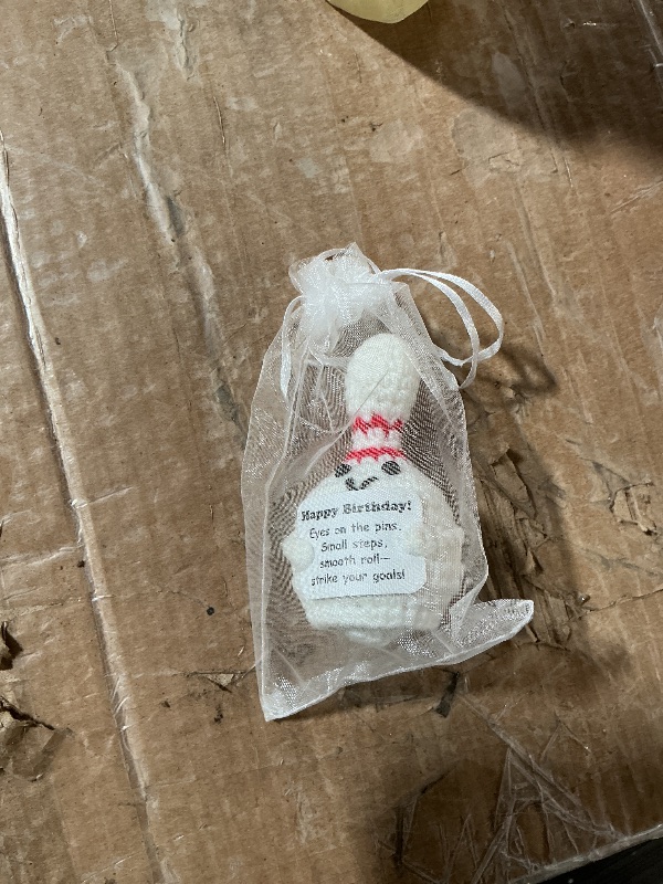 Photo 1 of ***STOCK IMAGE FOR REFERENCE***
Crochet Bowling Pin Gifts, Emotional Support Bowling Pin Positive Cute Funny Cool Office Desk Decor Decorations for Women Men