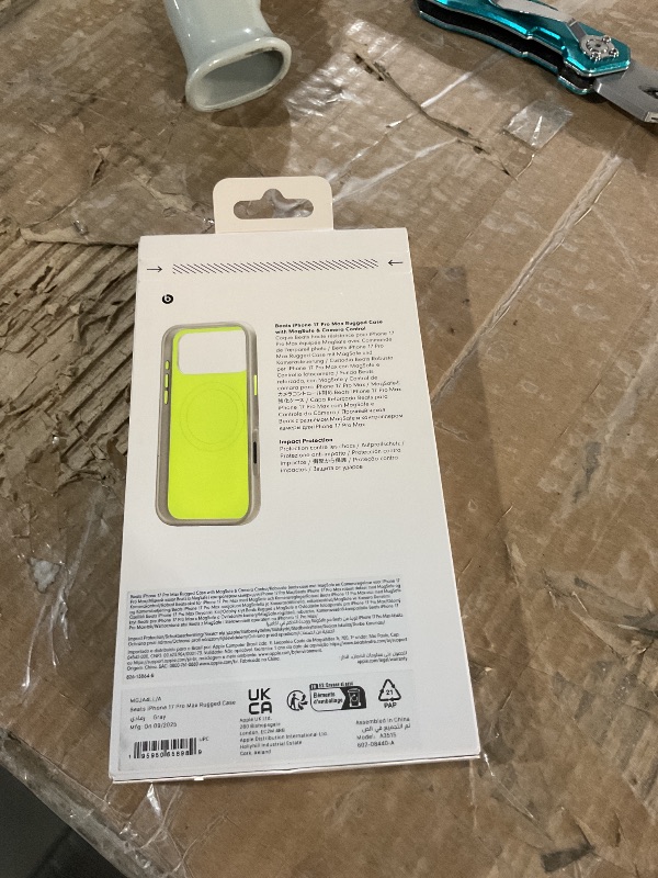 Photo 1 of ***FACTORY SEALED*** 
Beats iPhone 17 Pro Max Rugged Case with MagSafe & Camera Control, Scratch & Drop Tested, Matte Texture with Microfiber Lining - Alpine Gray