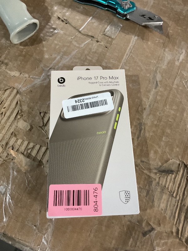 Photo 1 of ***FACTORY SEALED*** 
Beats iPhone 17 Pro Max Rugged Case with MagSafe & Camera Control, Scratch & Drop Tested, Matte Texture with Microfiber Lining - Alpine Gray