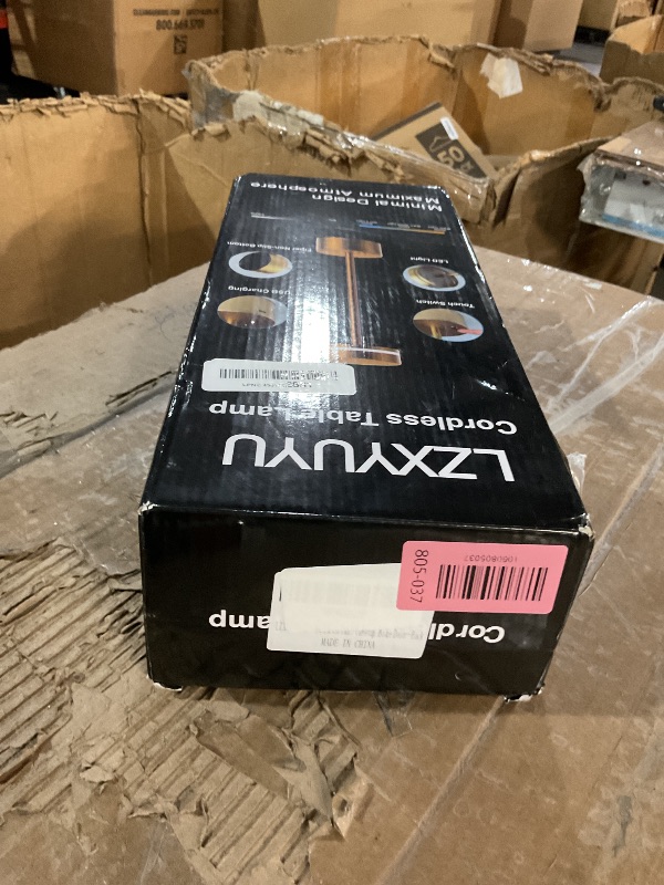Photo 1 of ***MISSING PARTS***
LZXYUYU 2 Pack Cordless Table Lamp Rechargeable, Touch Desk Lamp - 5000mAh Battery, 3 Color Dimmable Led Light, Small Portable Aluminum Light for Outdoor/Patio/Dining/Tabletop/Bar/Office, Home Decor