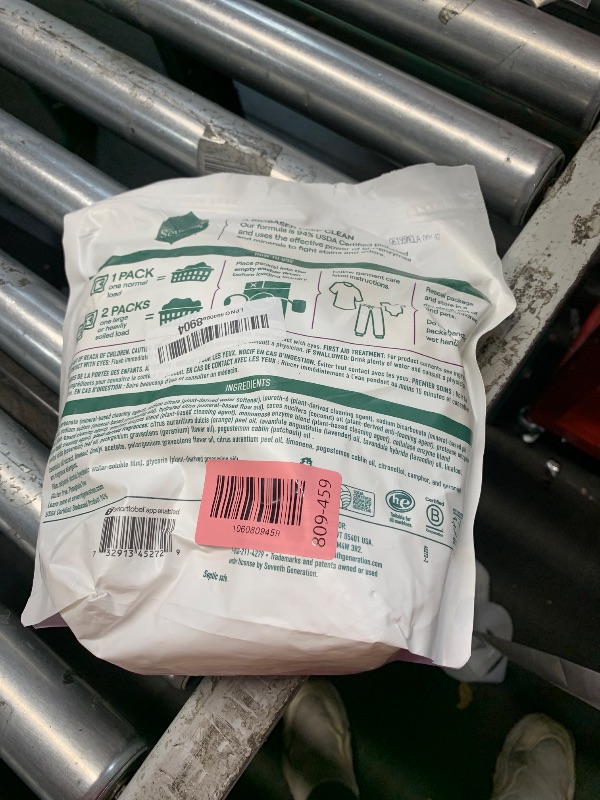 Photo 1 of ***MISSING PARTS***
Seventh Generation Laundry Detergent Packs, Lavender, Biobased Deep Clean, EPA Safer Choice Certified, 64 Count